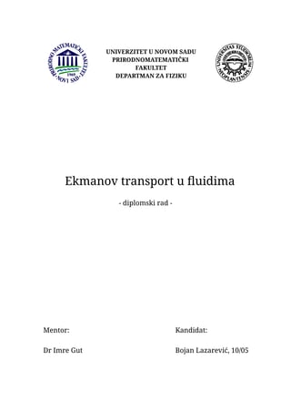 Ekmanov transport u fluidima