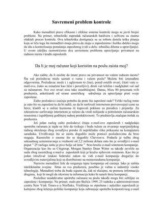 Savremeni problem kontrole