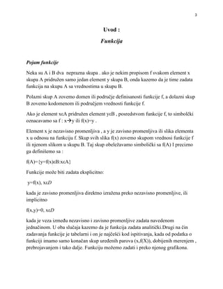 Granične vrednosti i neprekidnost funkcije