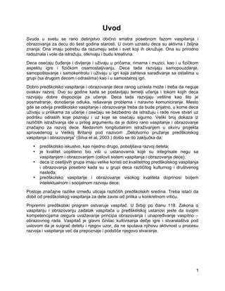 Uloga vaspitača kod dece predškolskog uzrasta