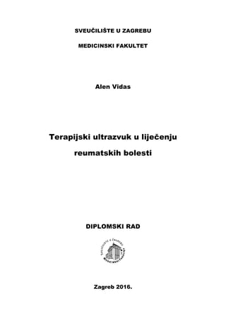 Terapijski ultrazvuk u liječenju reumatskih bolesti