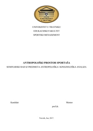 Antropološki prostor sportaša