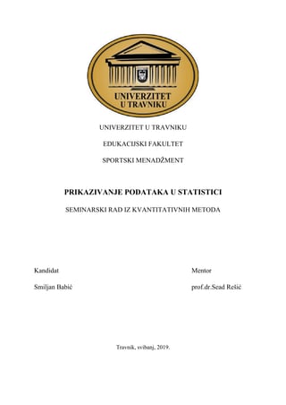 Prikazivanje podataka u statistici