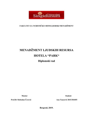 Menadžment ljudskih resursa