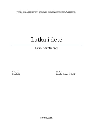 Lutka i dete