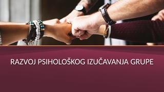 Psihologija grupe: uzroci, izučavanja i teorijske koncepcije
