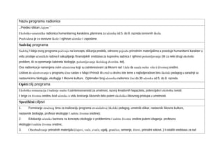 Program razvoja kreativnosti i stvaralaštva kod učenika