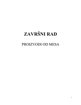 Proizvodi od mesa