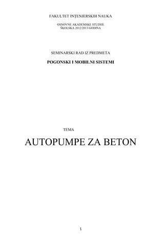 Auto pumpe za beton