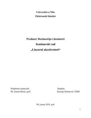 Linearni akceleratori